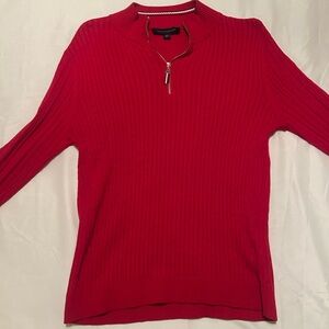 Tommy Hilfiger Red Cowl Neck Sweater